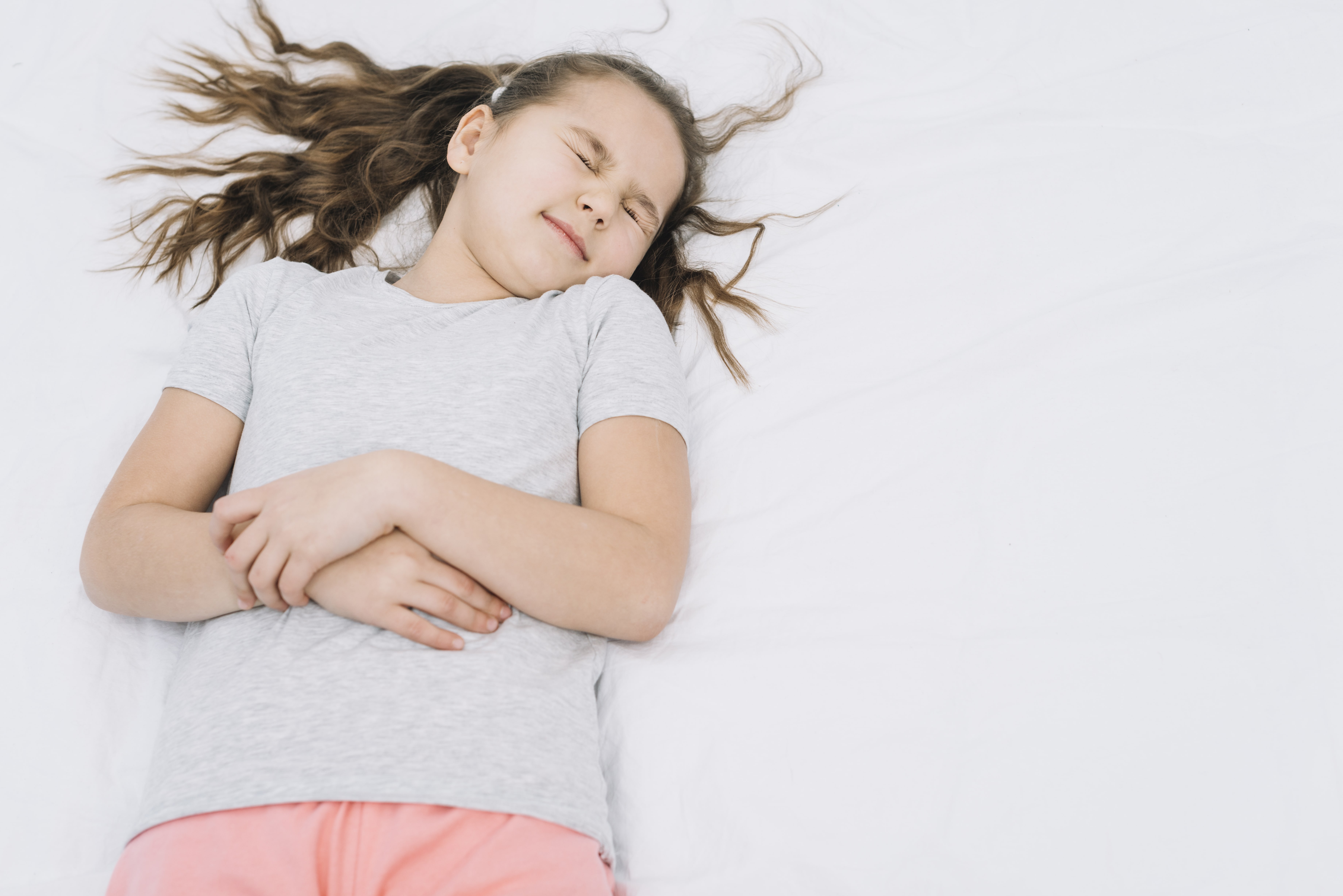  Child sleeping soundly in comfortable pajamas