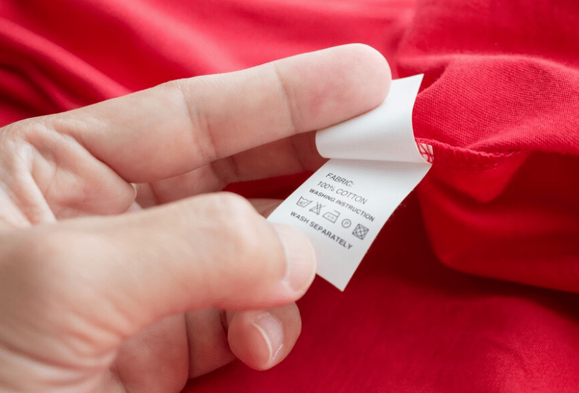 PJs with a tag highlighting '100% cotton'.