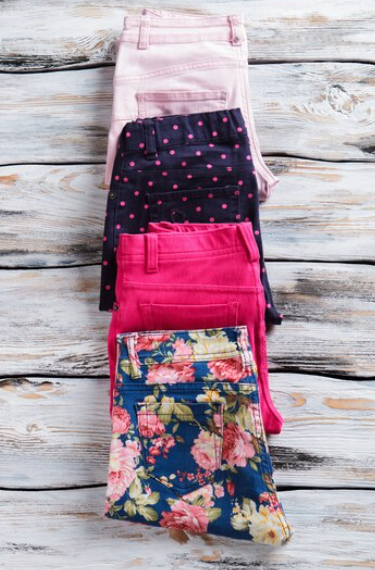 Pajama shorts in various colors and designs