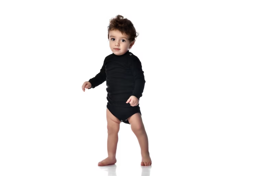 Leveret Long Sleeve Baby Boys Girls Bodysuit Turtleneck 100% Cotton